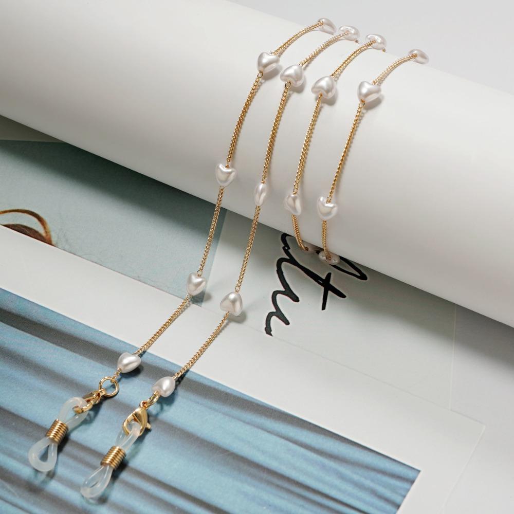 Anti-Lost Pearl Glasses Chain Beads Eyeglass Lanyard Sunglasses Chains Sunglasses Decoration