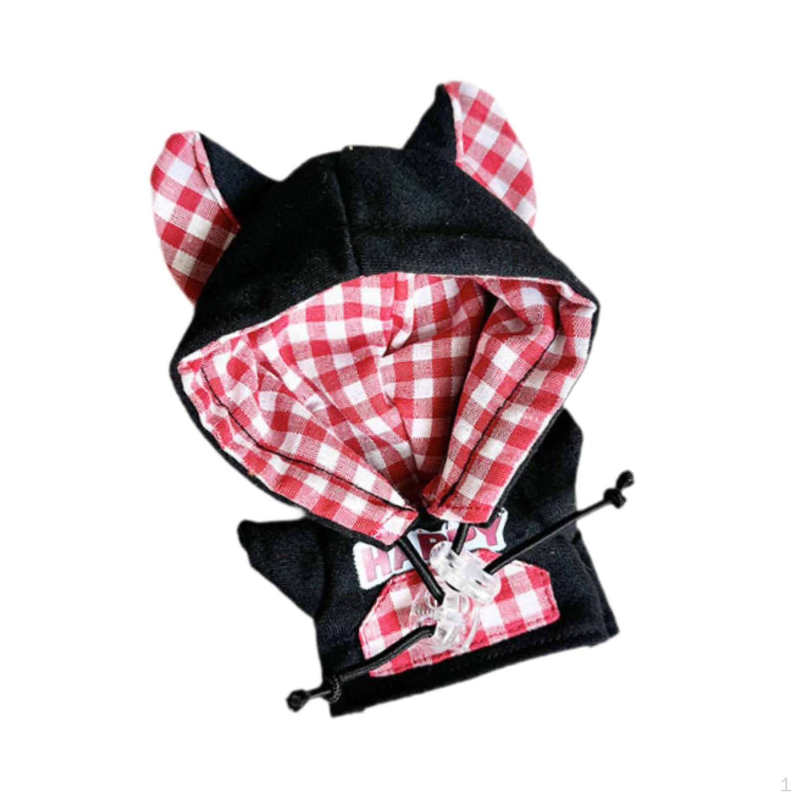 

Лялька Толстовка Одяг Костюми Милі Подарунки Прикраса Фото Реквізит Стильний Одяг Підвіска чорний