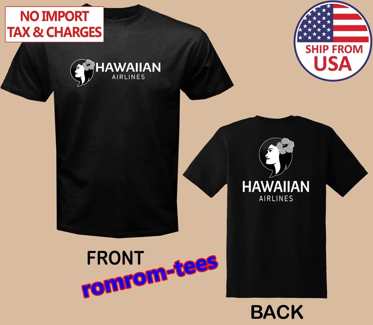 Hawaiian Airlines Черный Размер S-5XL 4XL