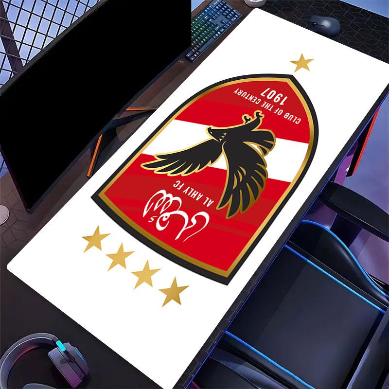 Al Ahly SC Mouse Pad, Large Gaming Desk Mat, Non-slip XXL Mousepad for Laptop & Tablet, Mini PC Playmat with Stitched Edges