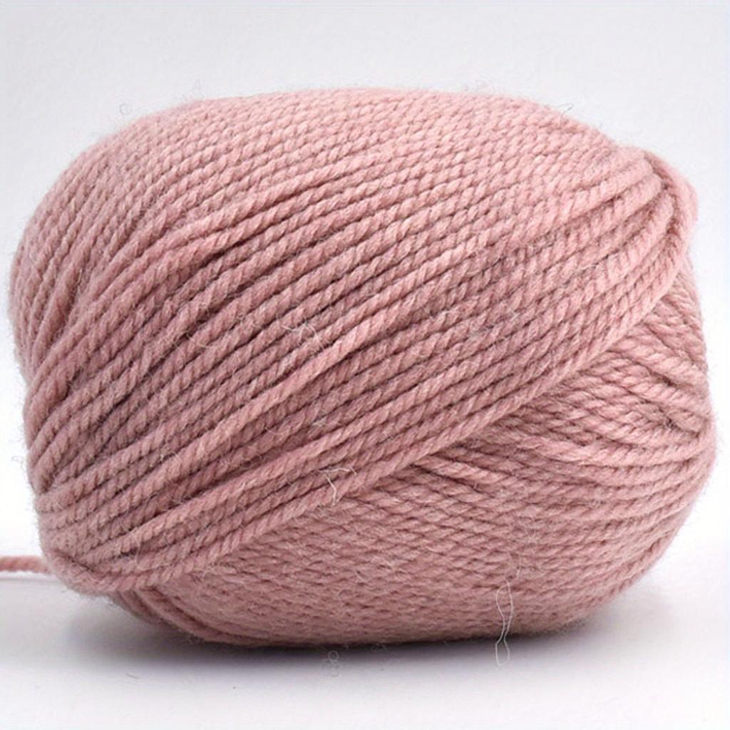 Worsted Weight Wool Yarn Soft & Durable Knitting Crochet Yarn for Cushions DIY Craft Yarn for Beginners