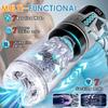 2026 NUEVO Vibrador Eléctrico Automático Masculino 4 en 1 con Bomba de Pene 7 Modos de Succión 7 Modos de Empuje Modo de Vibración Rotatoria Juguete Sexual Oral para Adultos 18+