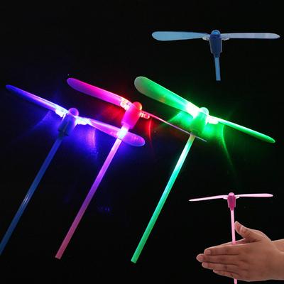10-50Pcs LED Bamboo Dragonfly Outdoor Kids Toys Birthday Party Supplies Kindergarten Back To School Gifts Carnival Party Favor