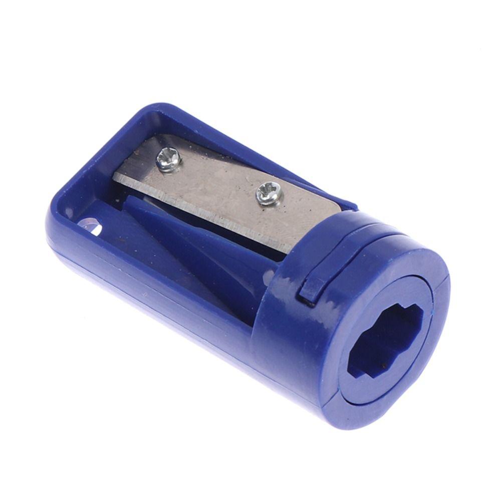 Blue Carpenter Pencil Sharpener Portable Woodwork Pencil Cutter Mini Hand Tools   Narrow Sharpening