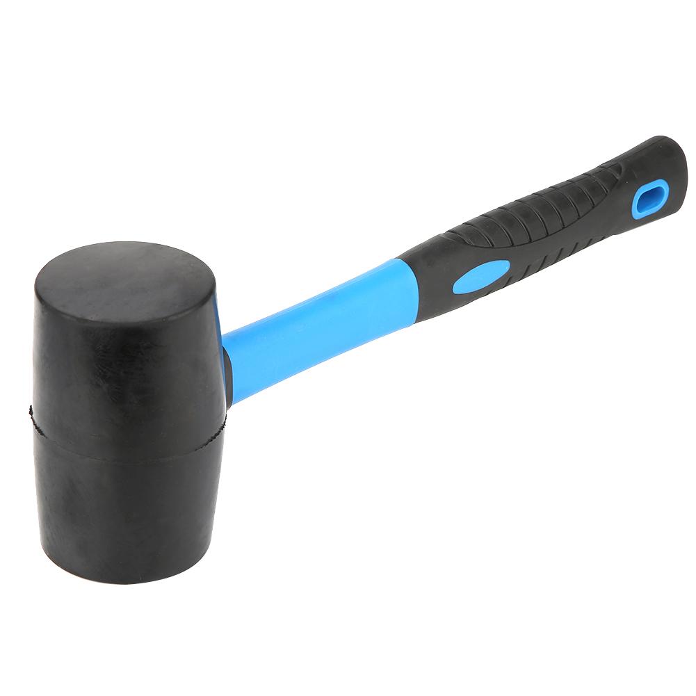Double Side Soft and Hardness Blue Black Rubber Hammer Installing Tool