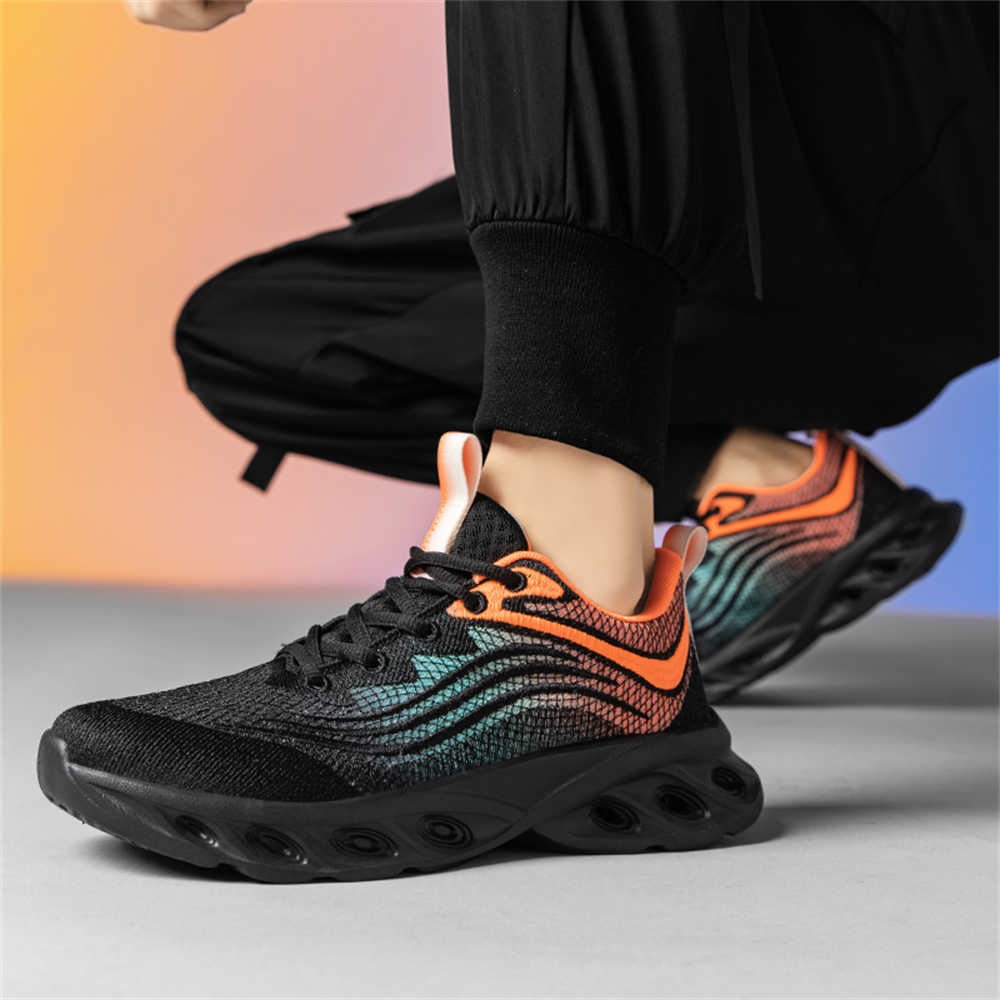 Fashion Lace Up Slip Resistant Breathable Sneakers For Men Casual Walking Shoes Size 50 Sports Vietnam High End New Arrival Topanky
