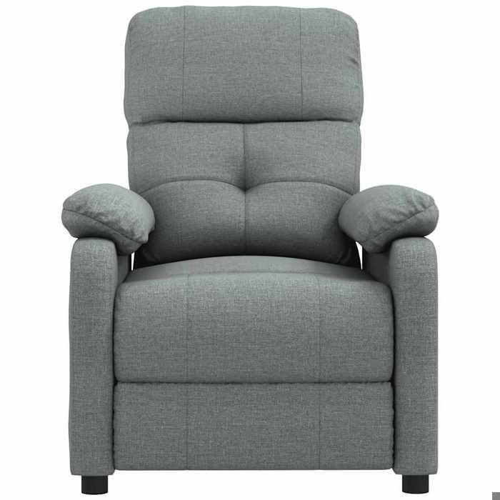 Exclusive House - Dark Grey Fabric Massage Armchair