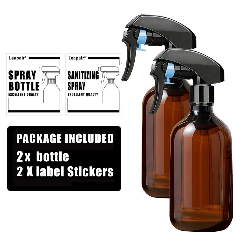 500ml Etiketli Yeniden Doldurulabilir Sprey Şişeleri Plastik Taşınabilir Tetik Sprey Şişesi Bahçe Bitki Mutfak İçin Makyaj Aracı