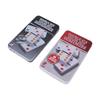 28-Piece Double Six Dominoes Set in Tin Box - Educational Building Toy for Kids