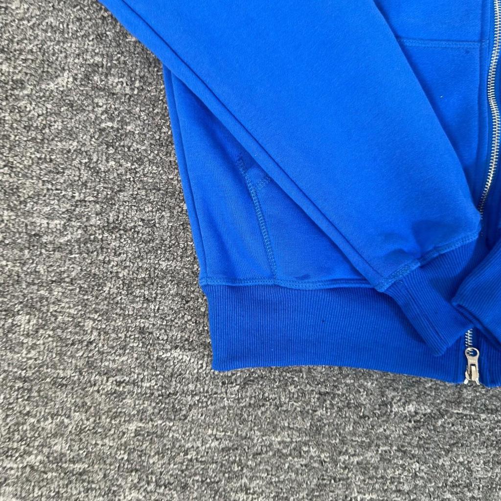 Corteiz Vibe Hip Hop Fleece gevoerde hoodie met rits voor heren