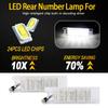 2PCS Rear OEM LED License Plate Light Bulbs For Opel Corsa C 2001-2006 D 2006-2011 E 2014-2019 Astra H 2004-2010 K 2015-2026