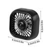 Malý ventilátor pro auto, velký nákladní vůz s USB, ventilátor pro chlazení klimatizace, chladicí výstup vzduchu, ventilátor pro interiér automobilu