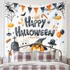 Home Cute Halloween Background Cloth Halloween Hanging Cloth Decorative Tapestry