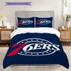 Philadelphia Ers Team Spirit Bedding(1 * Duvet Cover + 2 * Pillowcase, Without core)Soft and Comfortable Christmas Birthday Gift