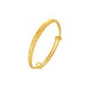 Ladies' High-End Four-Leaf Clover Gold-Tone Bracelet