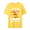 Ramen and Graphic for Ramen and Graphic for T Shirts for Men Normal Tops Tees Latest Printing Tops Shirts Cotton