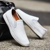 Mode Luxus Handgefertigt Leder Herren Slipper Mode Slip-on Freizeitschuhe für Herren Business Schuhe Mokassins Italienische Laufschuhe Fahrschuhe
