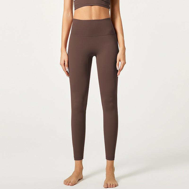 Fitness Cloud Feeling Super Soft Hip Lift Women's High Waist Elastic Nude Feeling Sports Running Yoga Clothes Trousers