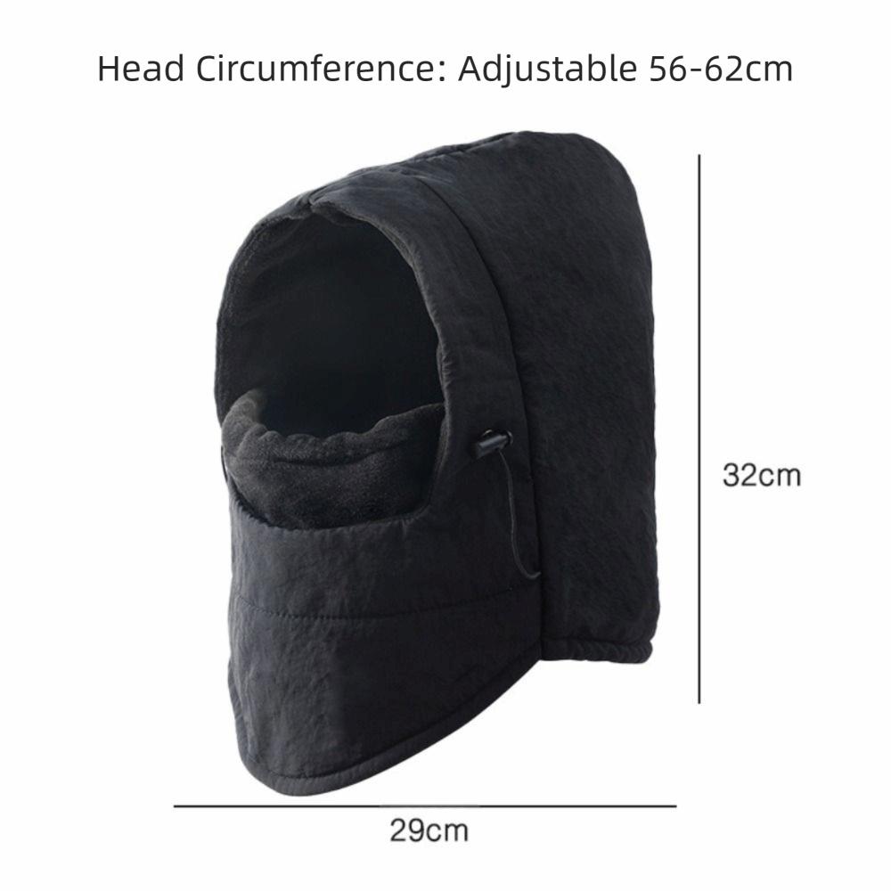 Keep Warm Plush Pullover Hat Breathable Face Guard Neck Warmer New Winter Warm Hat Winter Weather
