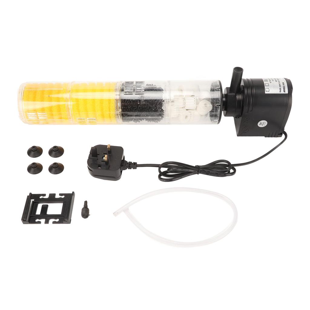 Aquarium Filters Water Circulation Oxygenation 3 in 1 Waterproof Internal Fish Filter with Suction Cups