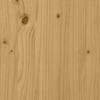 Wooden Christmas Tree with Stand Brown 90 cm Solid Pine Wood