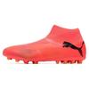 Future 7 Match + Round Toe MG (Rubber Short Studs) Soccer Shoes Men Soccer Shoes Red Yellow 107712-03