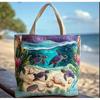 TEMU Womens Fashion Printed Tote Shoulder Bag 600D Oxford Cloth