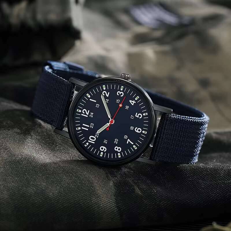 Men Watches Casual Nylon Band Sports Watch Anlog Quartz Military Wristwatch Relogio Masculino Reloj Hombre