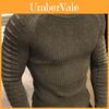 Premium Quality Fashion Men O-neck Knitting Sweater Long Sleeve Slim Fit Pullover Top