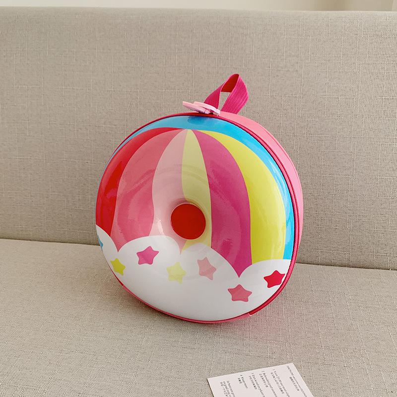 Playful Cute Donuts Children Backpack Waterproof Lightweight Design Kindergarten