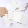 A7 50Sheets Loose Leaf Notebook Refill Spiral Binder Inner Page Weekly Monthly To Do Line Grid Inside Paper Stationery