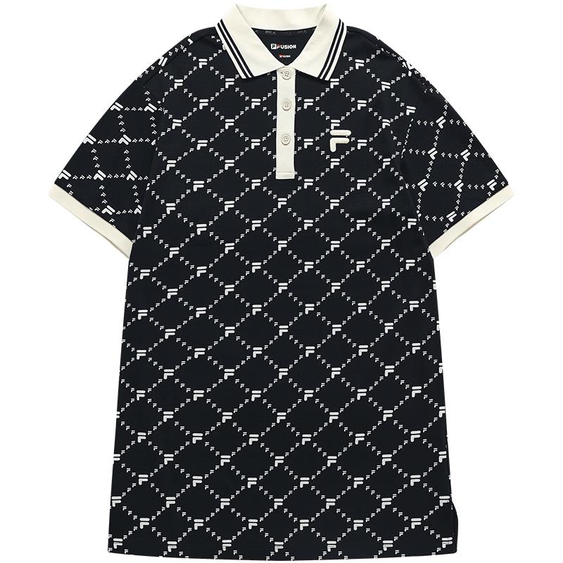 FILA FUSION Women s Polo Collar Summer Dress S