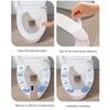 Toilet Seat Cartoon Pattern Non-Slip Waterproof Toilet Seat Pad Easy To Clean Reusable Hygienic Waterproof Toilet Seat Protector