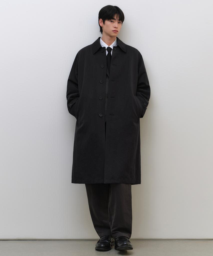 Musinsa Standard [City Workers] Karmor Single Trench Coat [Black]