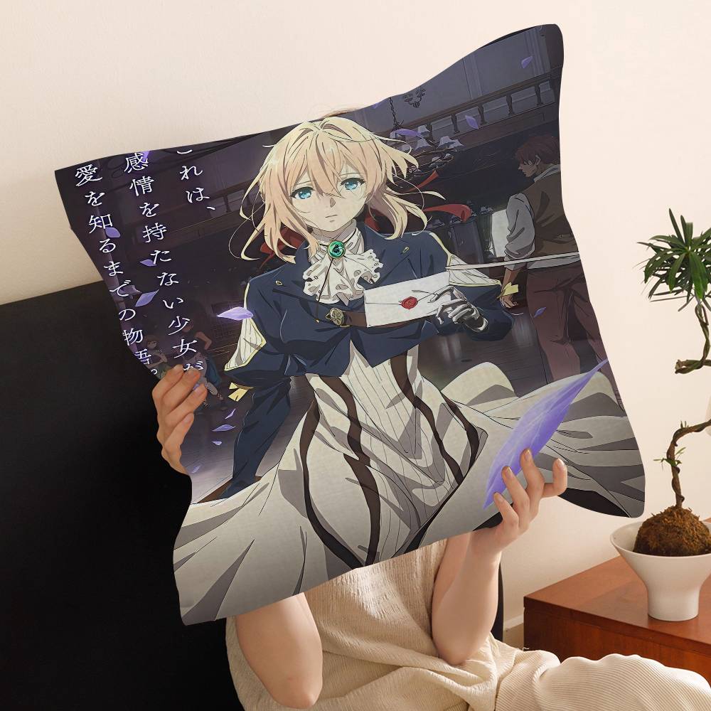 Anime Violet Eevergarden Pillow Anime Pillow Sofa Bed Head Pillow Cover Cushion Cover x Cm Fashion