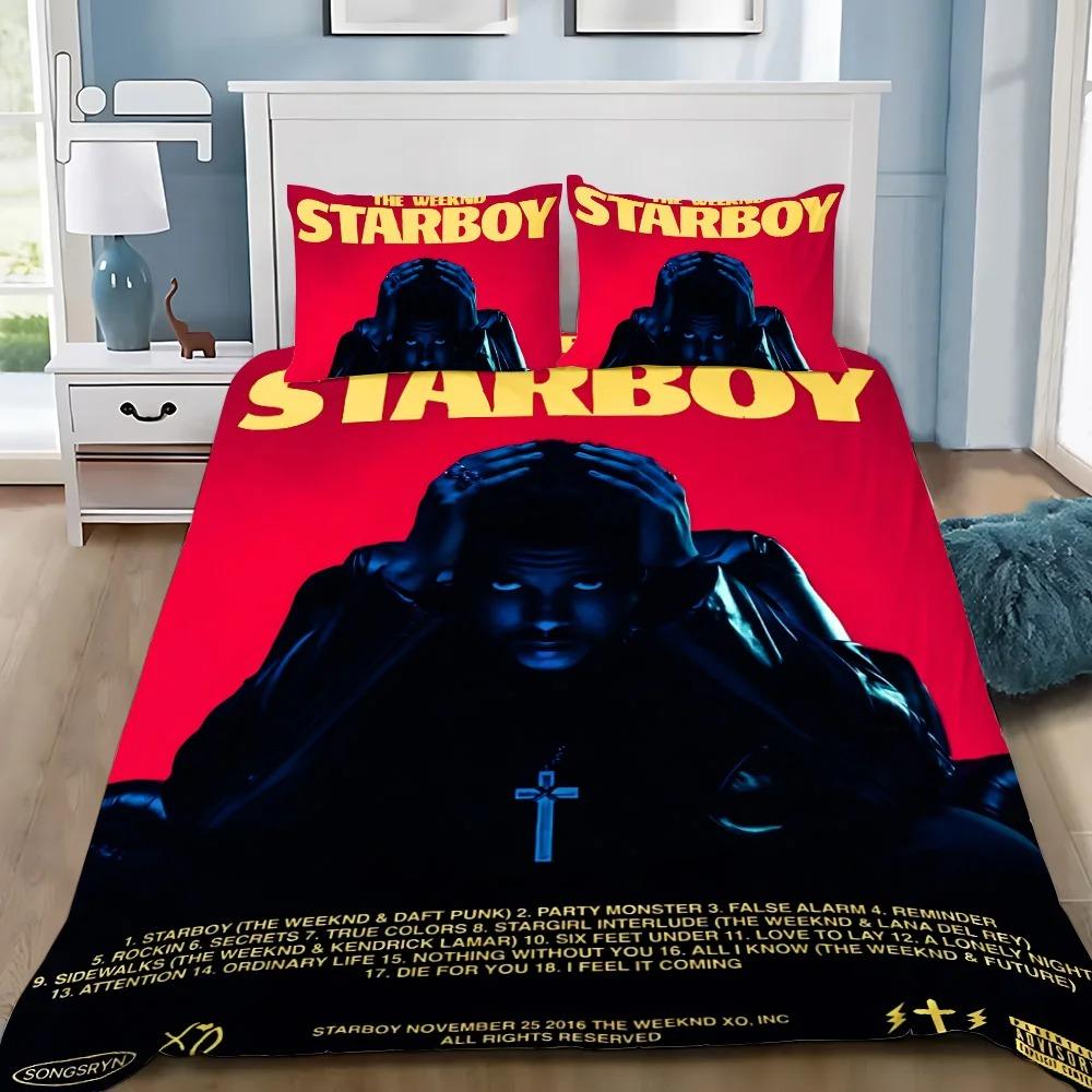 

The W-Weeknd XO Bedding Set For Bedroom Soft Modern Bedspreads Comefortable Kids Duvet Cover Quilt Cover And Pillowcase US Twin 173x218cm