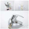 Zinc Alloy Two-Hole Bathroom Faucet Deck Mounted  Ceramic Cartridge Cold Water Tap 10Cm Center Distance