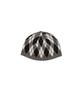 KOOKEESEE Argyle Knit Beanie (Charcoal)