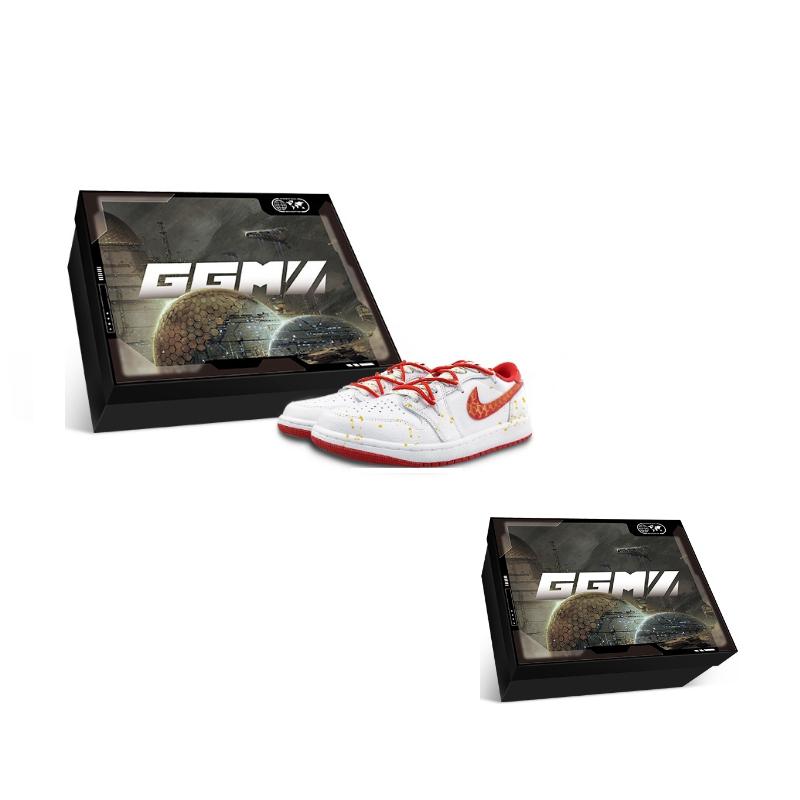 

Jordan 1 Breathable Low top Vintage Unisex White Pink CZ0790-161(Team116-BOX) 45