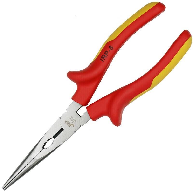 SMVP VDE 1000V Insulated Long Nose Pliers 8-inch CN plug (adapter included)