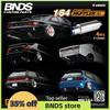 BNDS Neu 1/64 Metall Modifizierte Teile Kleiner Maßstab Auspuffrohr Schalldämpfer Rennstil Pedalset Für Modellauto Rennfahrzeug Spielzeug