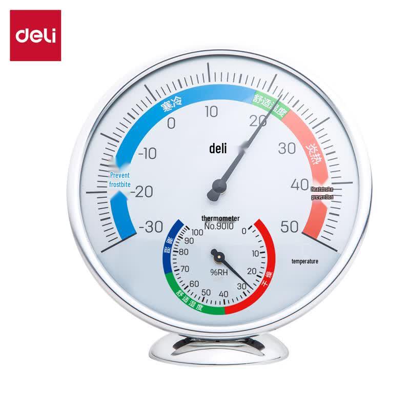 Deli 9010 Indoor Thermometer Hygrometer