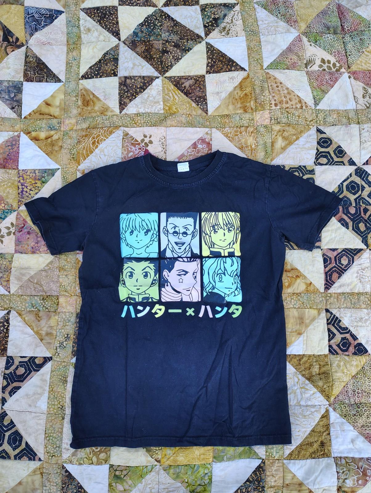 Hunter X Hunter Anime Graphic T-Shirt Women s SmM Black Cotton Anime Gon Killua M
