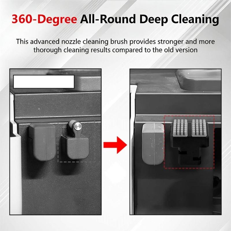 Silicone Brush Wiper Silicone Brush Nozzle 3D Printer Nozzle Cleaner Tool Cleaning Brush for S1/S1C 3D Printer