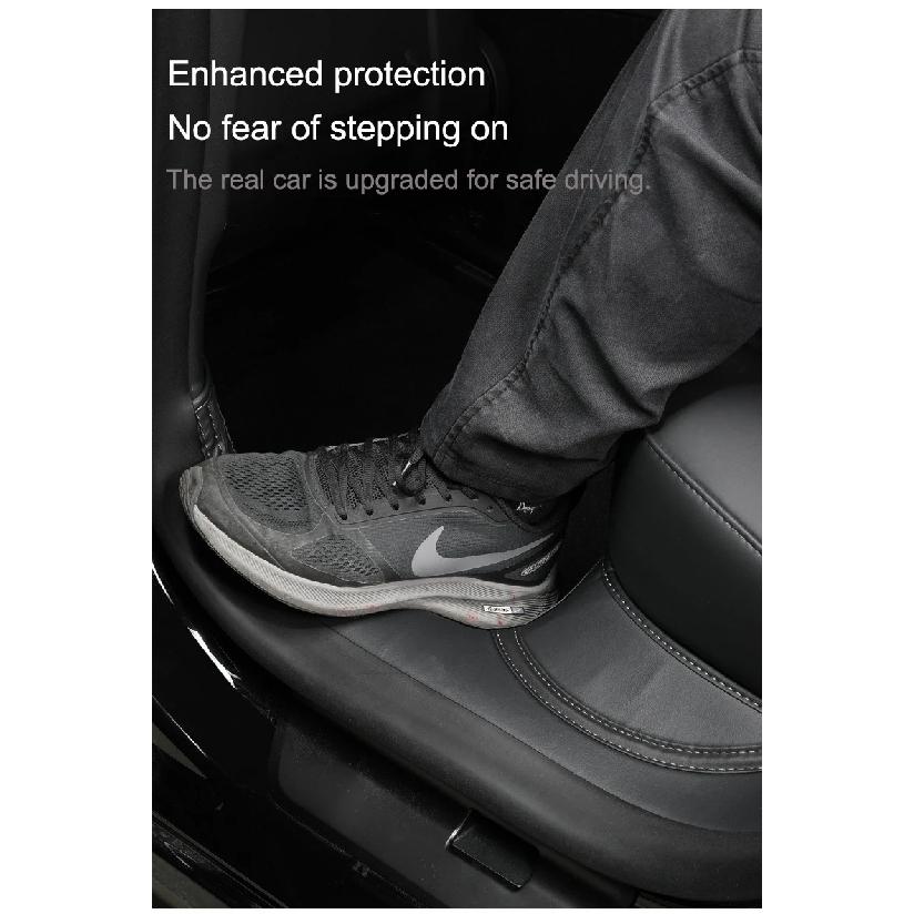 For Tesla Model 3 Highland Door Sill Protection Cover Mat Model 3+ Door Threshold Protect Anti-kick Pad Non-destructive Install