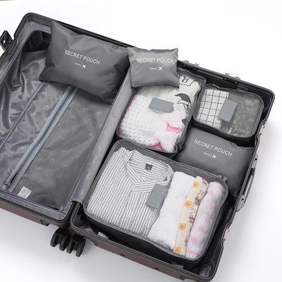 Bolsa de almacenamiento multifuncional Bolsa de almacenamiento de viaje Maleta de seis piezas Bolsa de almacenamiento Arreglo de ropa y ropa interior