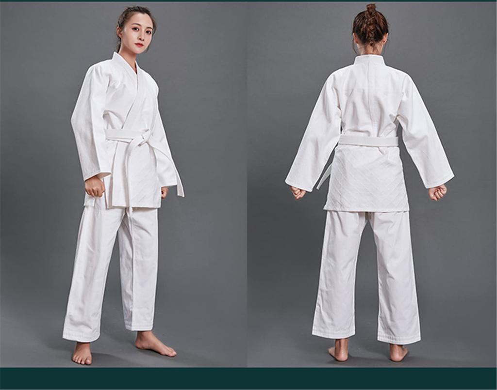 Judo Karate se vším pro karate, bojové sporty, volné cvičení, doporučeno pro školu, fyzickou aktivitu, unisex kimono, kimono, opasek, bavlna, trénink, lekce, kimono