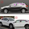 8Pcs Middle column sticker Window Door Column B C Pillar Post Cover Trim Decal For Honda HRV 2016-2022