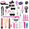 38 STK BDSM Bondage Slave Restraints Voksenspill Sexleketøy Håndjern Ankelmansjetter Piskhalskrage