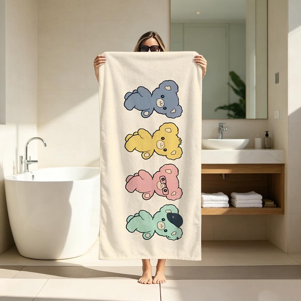Comedy Anime C-Cool Doji Danshi Towel Microfiber soft Beach Towel for Travel Fitness Sauna Bathing Camping
